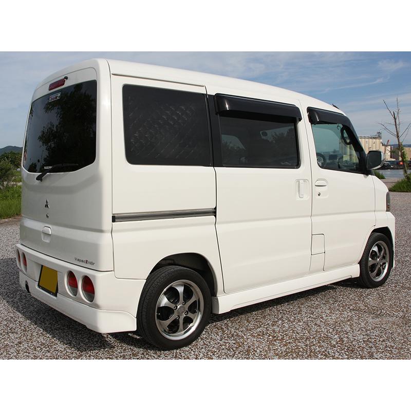 ミニキャブ タウンボックス クリッパー ドアバイザー 前後