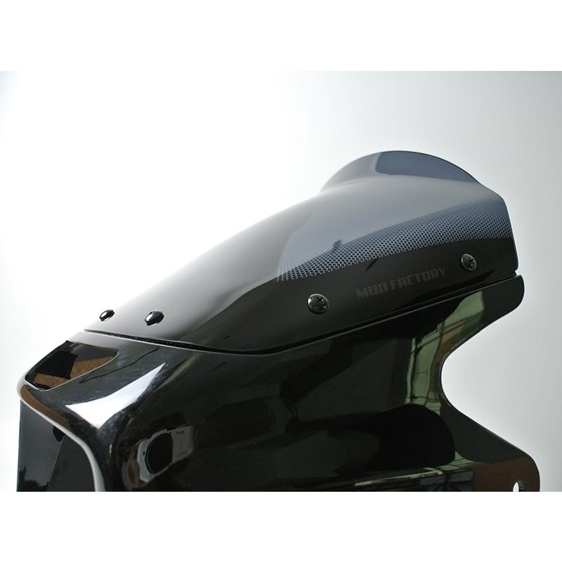 新品 ロングスクリーン ZRX1200ダエグ、ZRX1200r、ZRX1100 mudfactory_zrx12-std-ls-lg