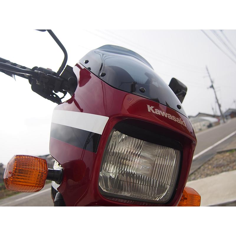 5月下旬入荷 カワサキ ZRX400 前期 スクリーン ダーク ロング ウインド