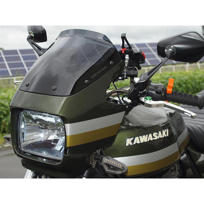 5月下旬入荷 カワサキ ZRX400 前期 スクリーン ダーク ロング ウインド
