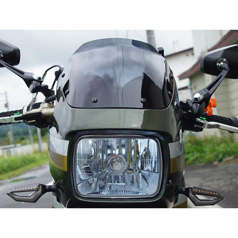 今だけ1000円引き カワサキ ZRX400 前期 スクリーン ダーク ロング 