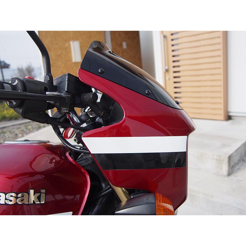 5月下旬入荷 カワサキ ZRX400 前期 スクリーン ダーク ロング ウインド
