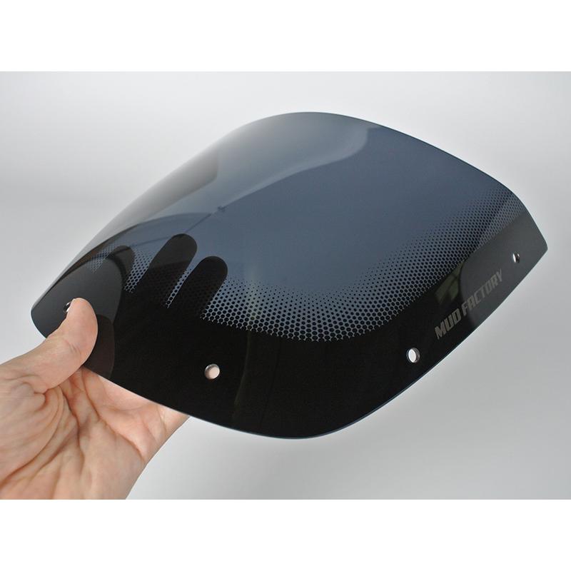 カワサキ ZRX400 前期 スクリーン ダーク 純正サイズ ウインドシールド
