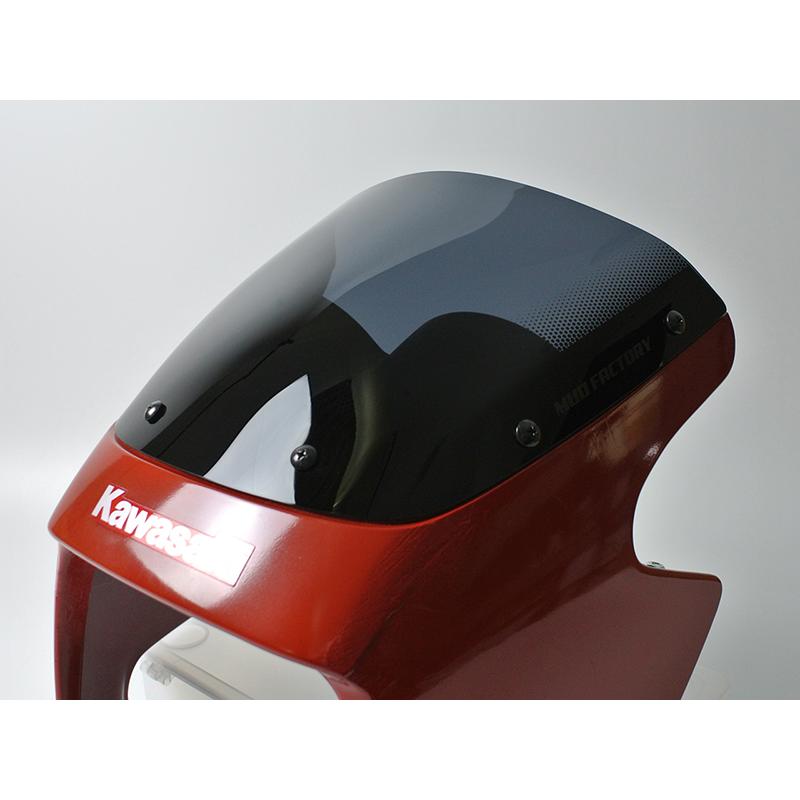 Kawasaki／ZXR400 フロントスクリーン 純正形状 Puig（プーチ） Puig 21767H Z-RACING SCREEN [SMOKE] Kawasaki ZX-4R