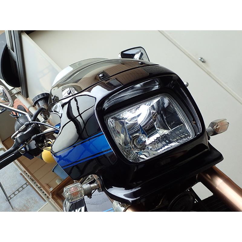 カワサキ ZRX400 前期 スクリーン ライト ロング ウインドシールド