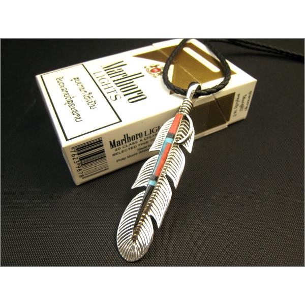 シルバー925ペンダント/フェザー・インディアン　ズニスタイル |  | 03