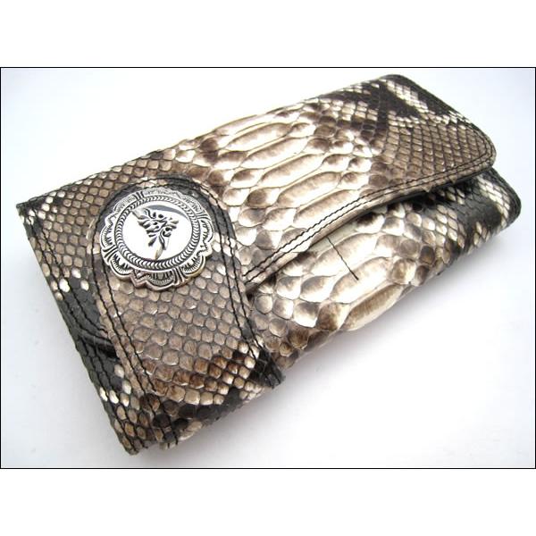 コンチョ ボタン/ネジ式/シルバー925/クラウンMUD/バイカーズウォレット用 |  | 04