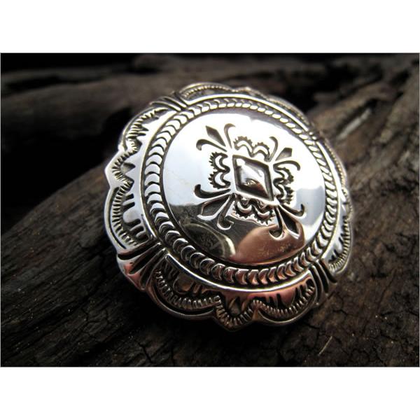 コンチョ ボタン/ネジ式/シルバー925/ロイヤル・バロックStyle |  | 04