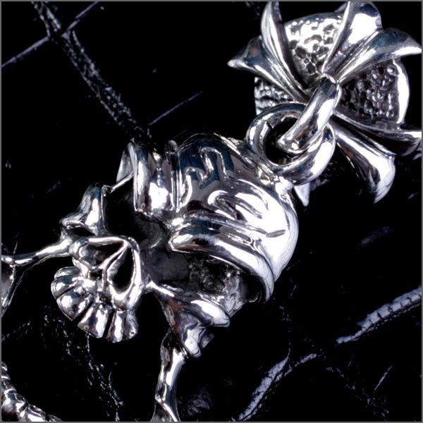 ウォレットチェーン  ドロップハンドル /ファンキースカル・シルバー925 |  | 01