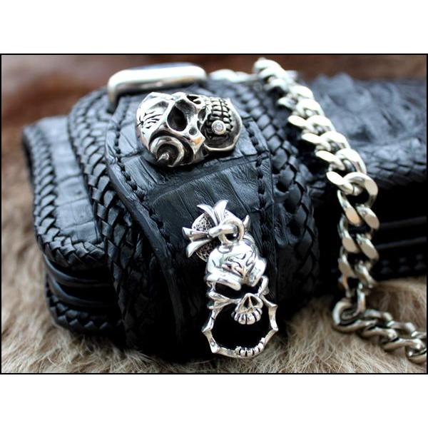 ウォレットチェーン  ドロップハンドル /ファンキースカル・シルバー925 |  | 02