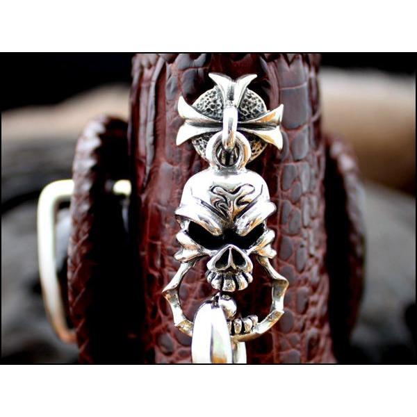 ウォレットチェーン  ドロップハンドル /ファンキースカル・シルバー925 |  | 03