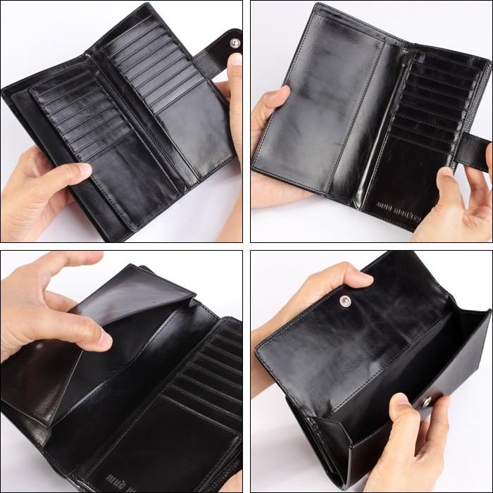 廃盤売り切りのため値下げ！リザード 長財布・トカゲブラック/大容量長財布/カード収納24枚/ベロ付 |  | 05