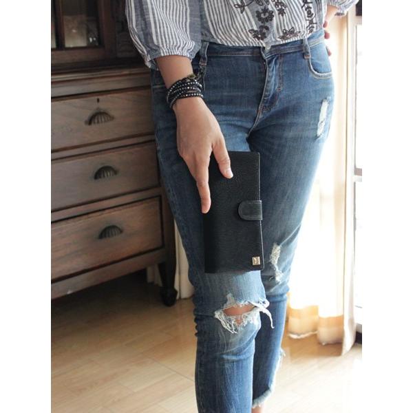 廃盤売り切りのため値下げ！シャーク 長財布・ブラック/大容量長財布/カード収納24枚/ベロ付 |  | 08