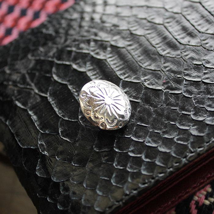 julian lovato シルバーフラワーコンチョ INDIAN JEWELRY LEATHER ARTS&CRAFTS Tah'bah TRADERS