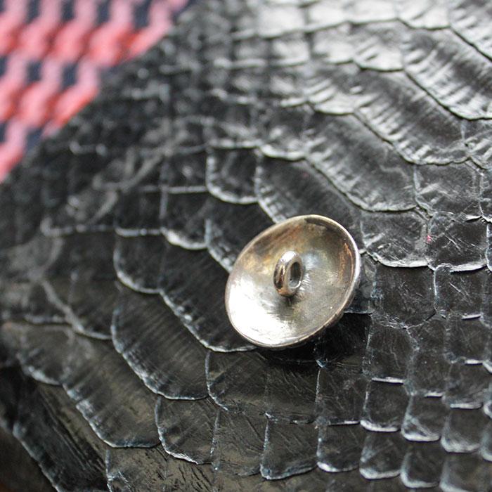 コンチョ ヘアゴム シルバー925/ネイティブ/シルバーコンチョ