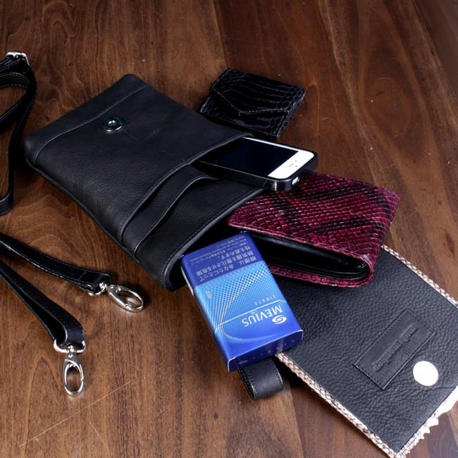 シザーバッグ・ボディバッグ/パイソンナチュラルバックカット |  | 01