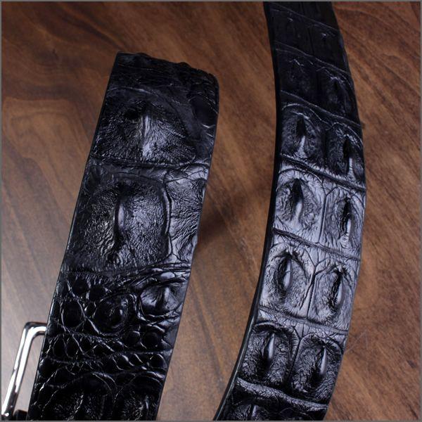 ベルト メンズ 革/クロコダイル・ブラック/ホーンバック |  | 02