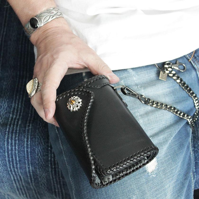 バイカーズウォレット 栃木レザーウォレット・サドルハーフ三