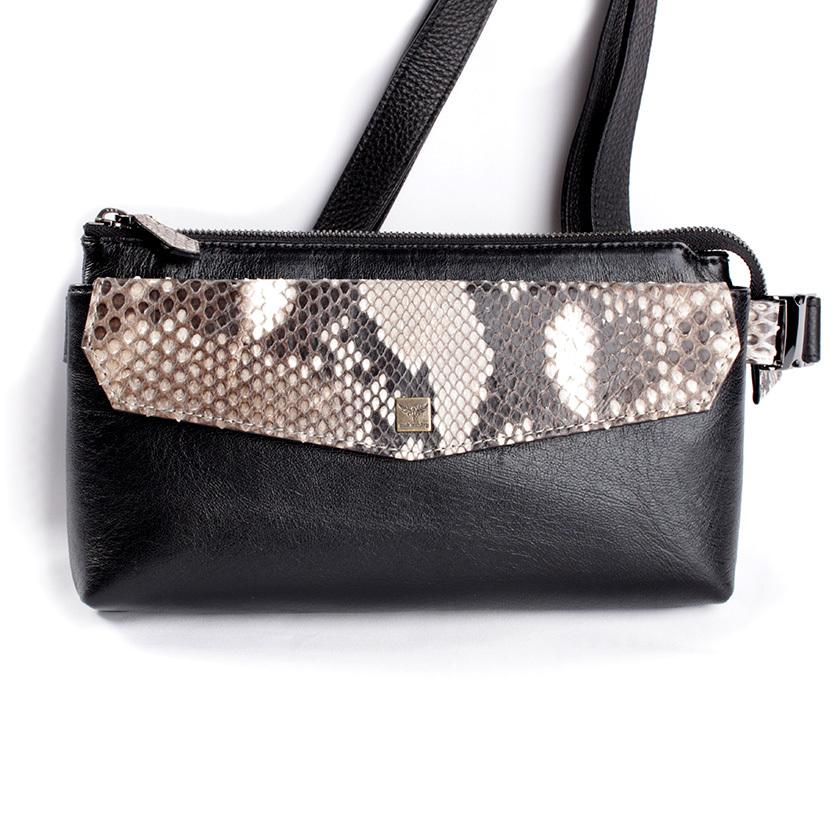 ボディバッグ 本革 イタリアンシープレザー フラップパイソンナチュラル BRILLANTE |  | 04