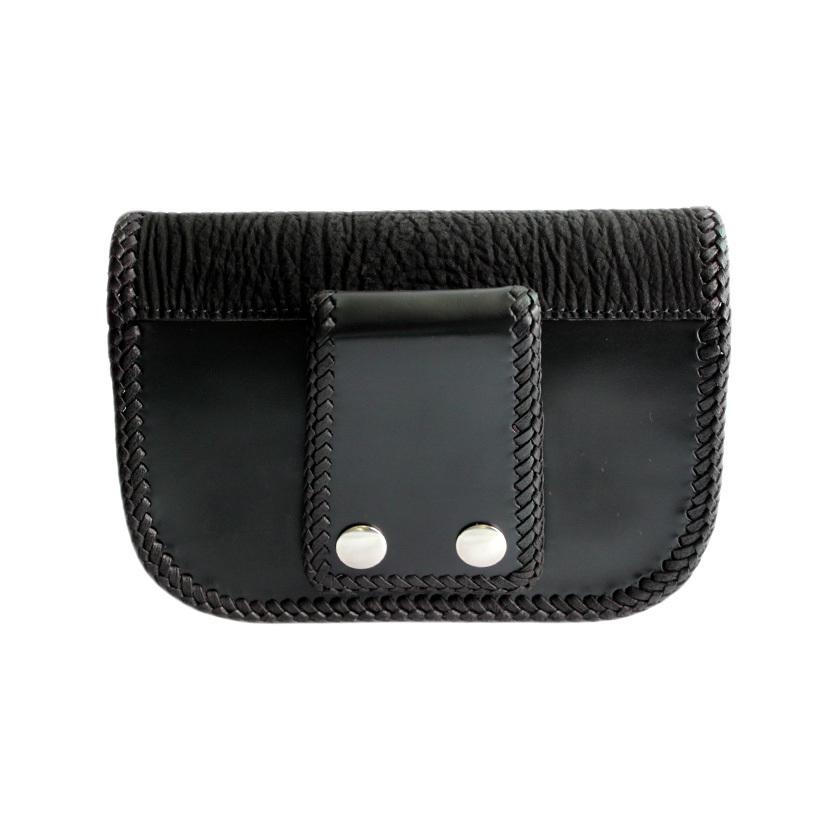ウエストポーチ / ウエストバッグ シャークブラック サドルレザーベース BUDDY |  | 03