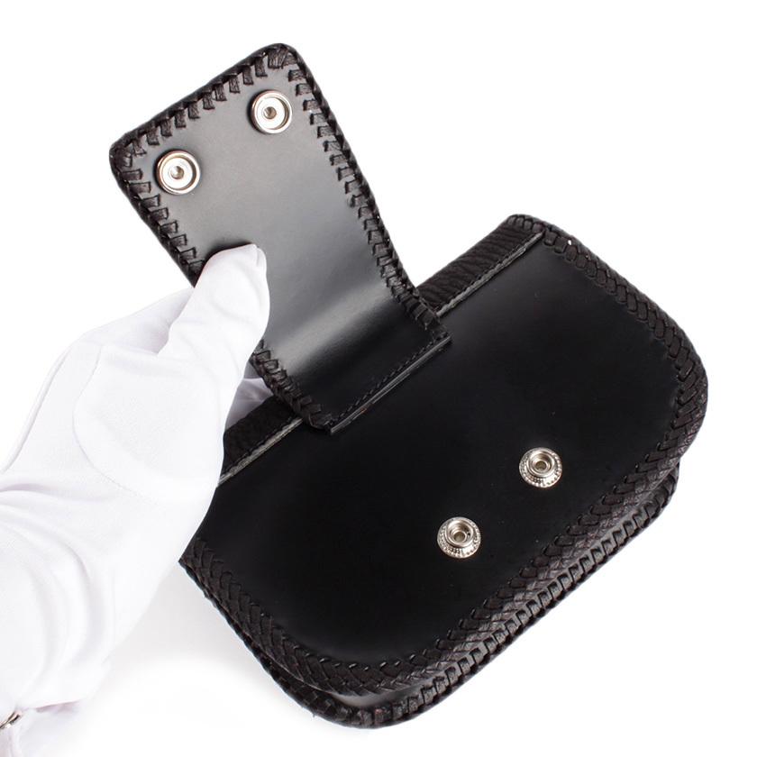 ウエストポーチ / ウエストバッグ シャークブラック サドルレザーベース BUDDY |  | 04