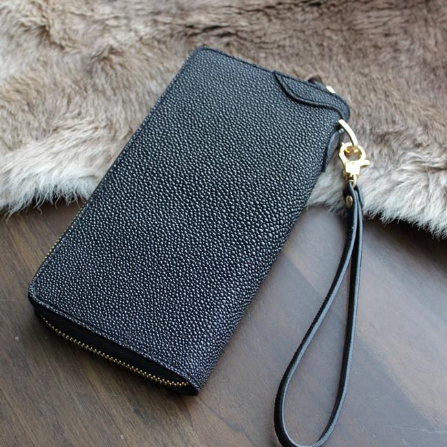 長財布 スティングレー BLACK/ラウンドファスナー メンズ |  | 05