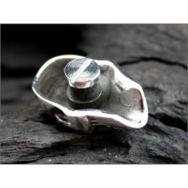 コンチョ ボタン/ネジ式/リアルスカル/レザークラフト/バイカーズウォレット/コンチョシルバー925 |  | 03