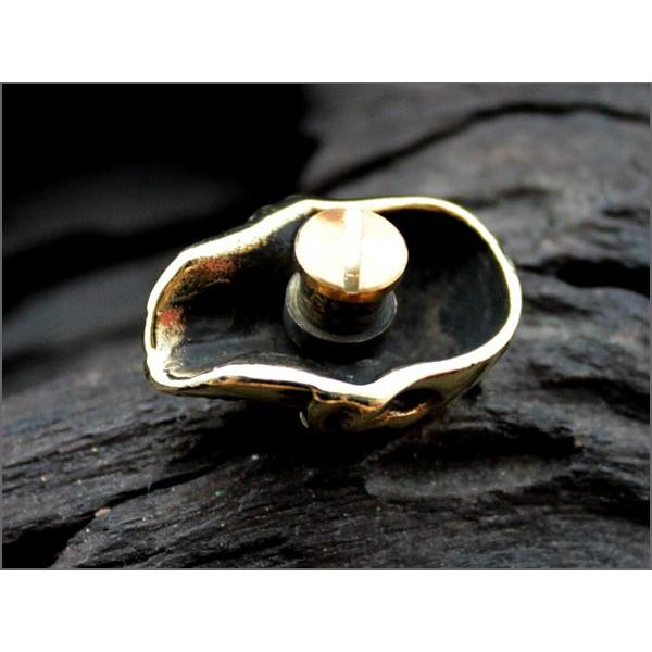 コンチョ ボタン/ネジ式/リアルスカル/レザークラフト/バイカーズウォレット/コンチョ真鍮ブラス |  | 03