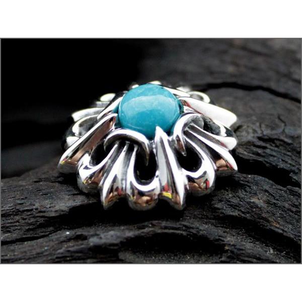 コンチョ ボタン/シルバー925/ターコイズ・オニキス・タイガーアイ/ミニユリゴシックSTYLE |  | 05