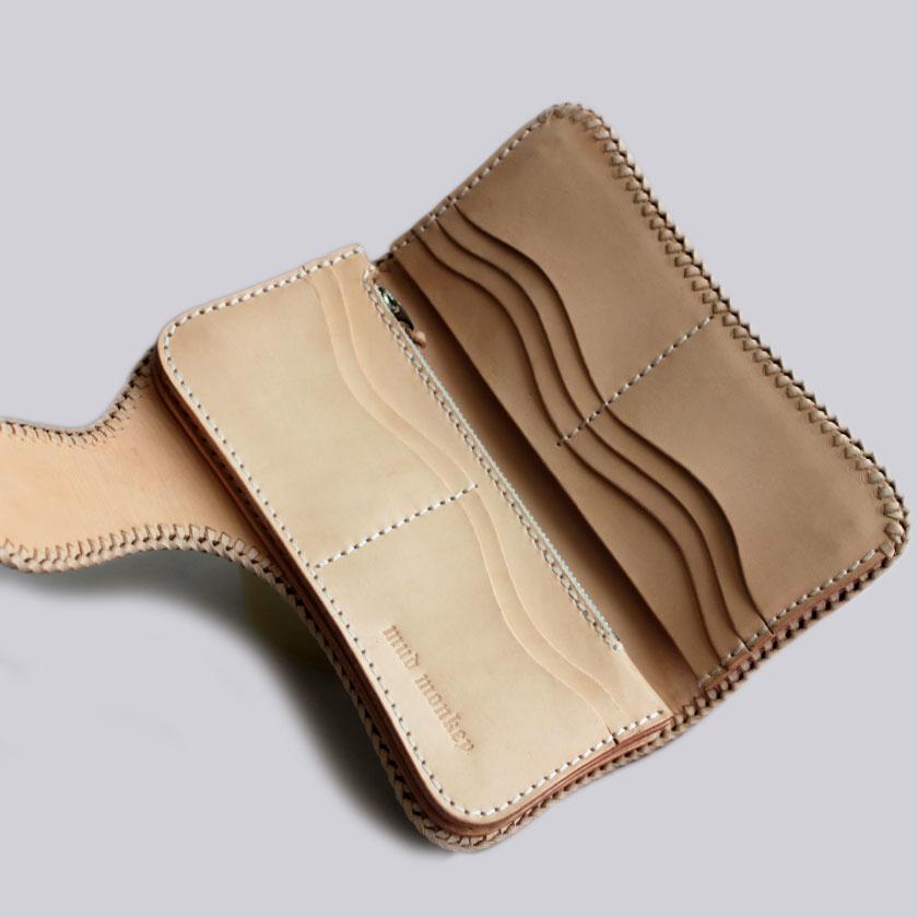 バイカーズウォレット 長財布 カービングウォレット 革財布 ライダースロング コンチョエリザベスコイン |  | 08