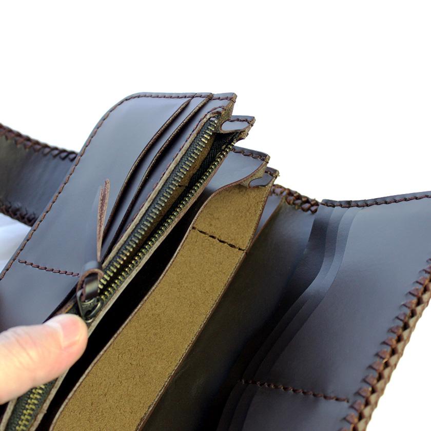 バイカーズウォレット カイマンワニ革 長財布/ビッグカイマンブラウン/限定品/コンチョ ビッグコインカスタム |  | 08