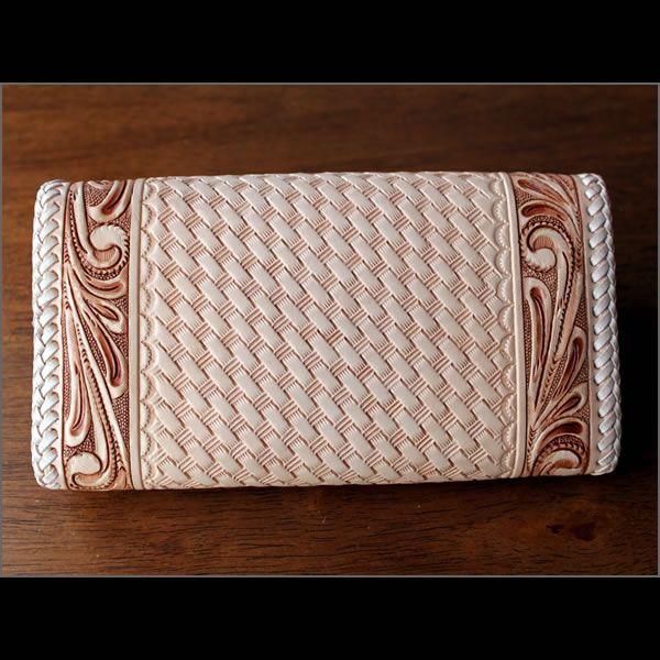 バイカーズウォレット 長財布 カービング ウォレット・ロング/バスケット総手彫りジャバラSTYLE T-1 |  | 03