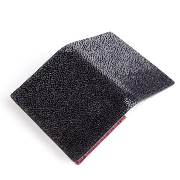 カードケース 名刺入れ/メンズ/ポリッシュスティングレイ黒 |  | 02