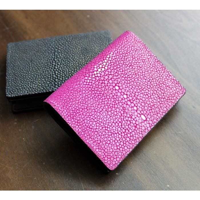 カードケース 名刺入れ/メンズ/ポリッシュスティングレイ・パープルピンク |  | 06