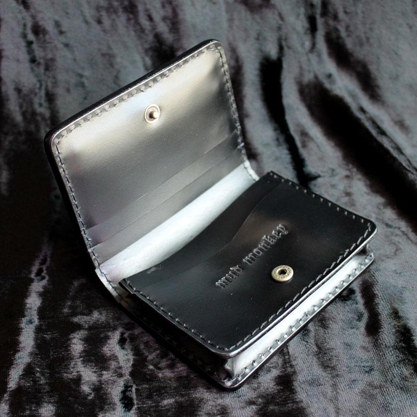 栃木レザー/カードケース/グレージングサドルレザーヌメ革/ナチュラル・ブラック |  | 06