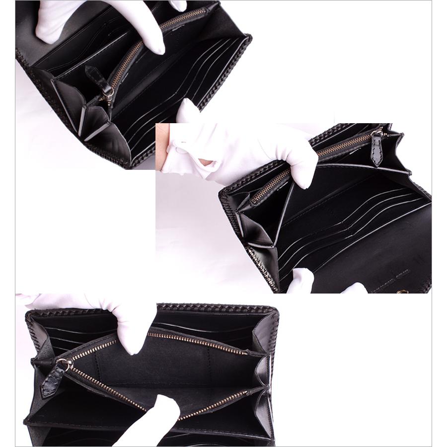 クロコダイル 長財布 背面ホーンバック・ブラック/コンチョRedアイ CLAW |  | 12