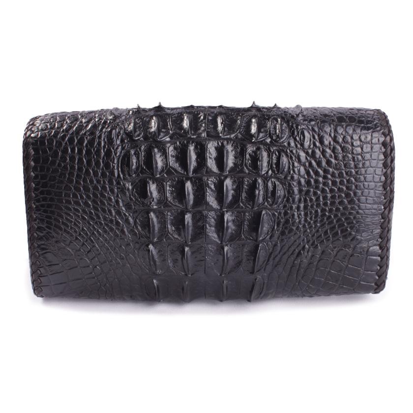 クロコダイル 長財布 背面ホーンバック・ブラック/コンチョRedアイ CLAW |  | 02