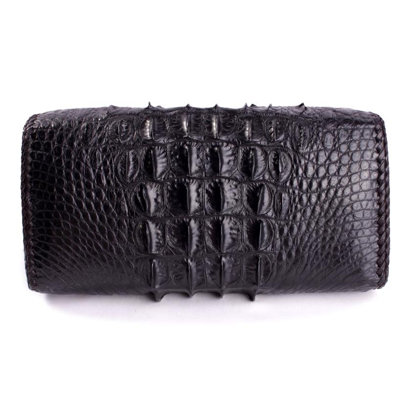 クロコダイル 長財布 背面ホーンバック・ブラック/コンチョトライバルW CLAW |  | 02