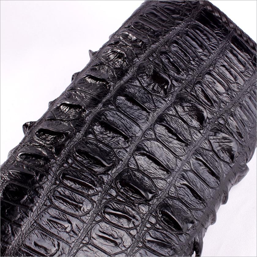 クロコダイル 長財布 背面ホーンバック・ブラック/コンチョクロスW CLAW |  | 05