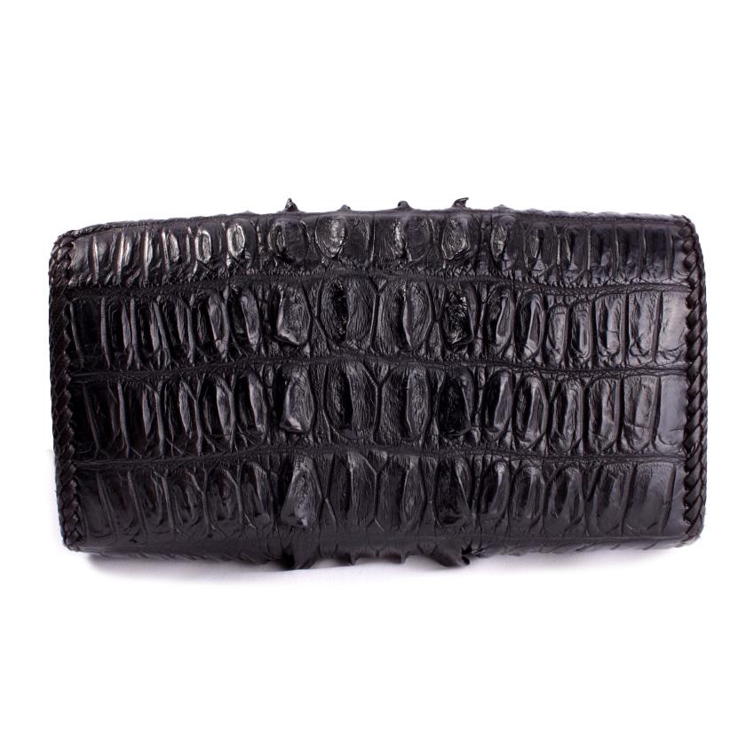 クロコダイル 長財布 背面ホーンバック・ブラック/コンチョトライバルW CLAW |  | 02