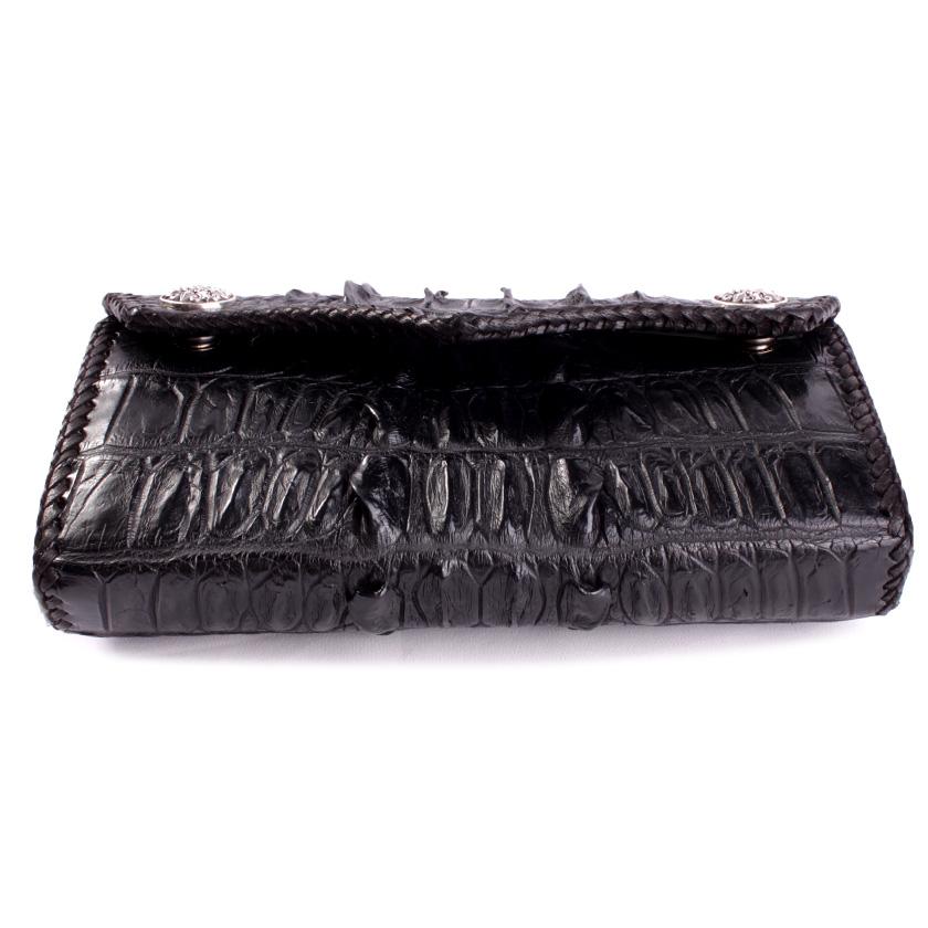 クロコダイル 長財布 背面ホーンバック・ブラック/コンチョトライバルW CLAW |  | 07