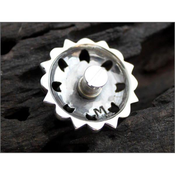 コンチョ ボタン/ネジ式/シルバー925/ジルコニアCZ/ミニユリゴシックSTYLE |  | 04