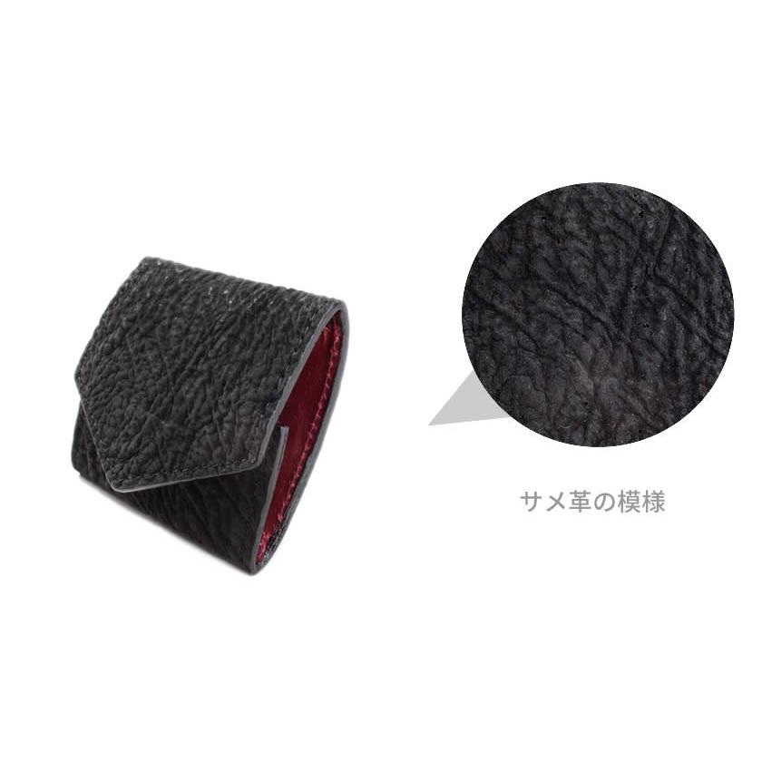 コインケース本革 / シャークレザー・鮫革 ブラック |  | 03