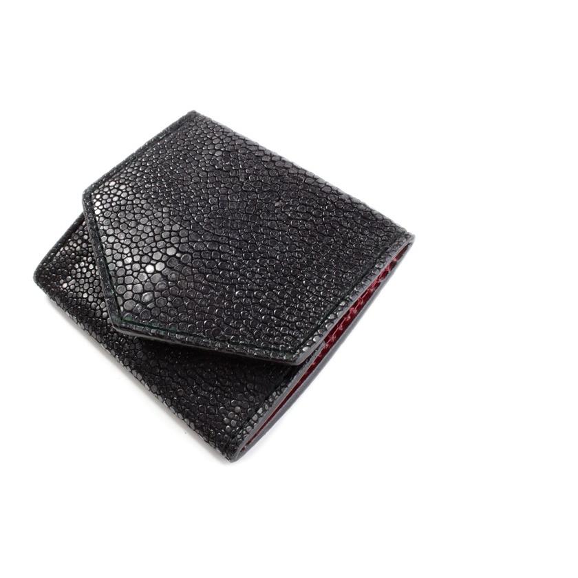 コインケース本革 / スティングレイレザー・エイ革 ポリッシュ加工