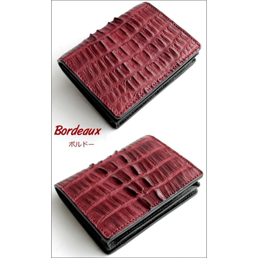 カードケース 名刺入れ/メンズ/ワニ革カイマンレザー |  | 04