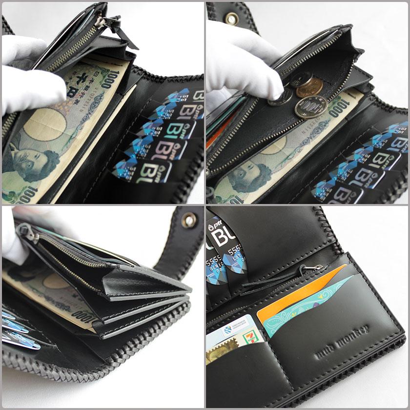 カービングウォレット 透かし彫り長財布 レザーロングウォレット/レッドパイソンオニキスインレイ/コンチョ・クォーターINDIAN |  | 10