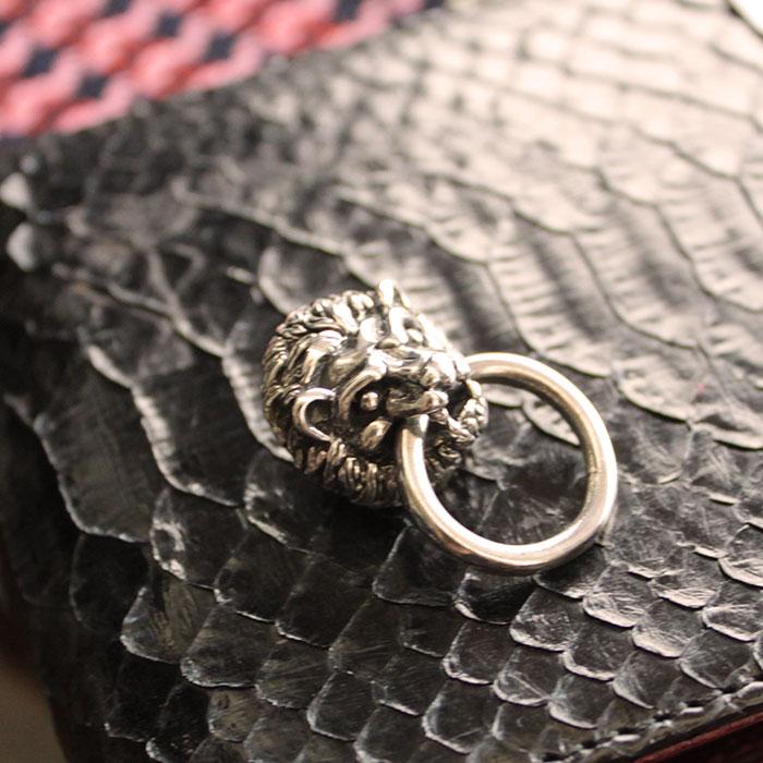 ウォレットチェーン ドロップハンドル /シルバー925/獅子/レザークラフト/バイカーズウォレット |  | 01