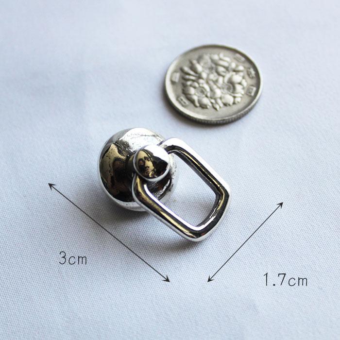 ウォレットチェーン ドロップハンドル /シルバー925/シンプルスクエア/レザークラフト/バイカーズウォレット |  | 03