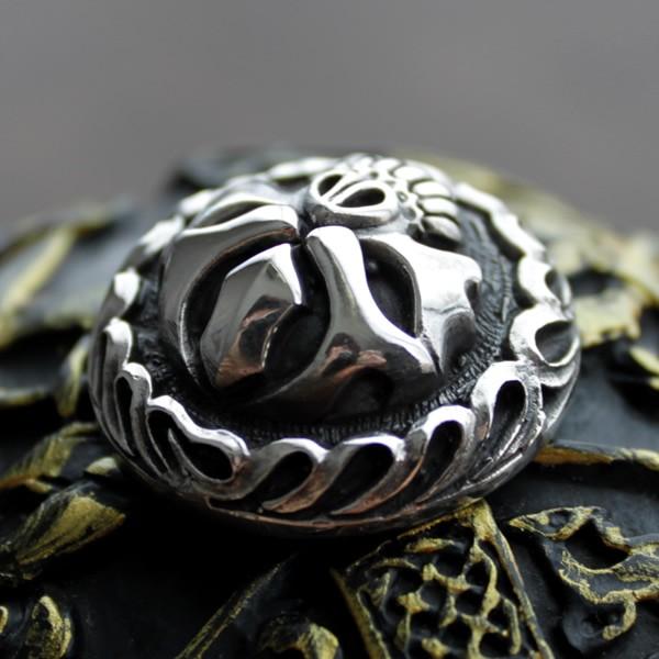 コンチョ ボタン/スカルファイヤー・シルバー925 |  | 01