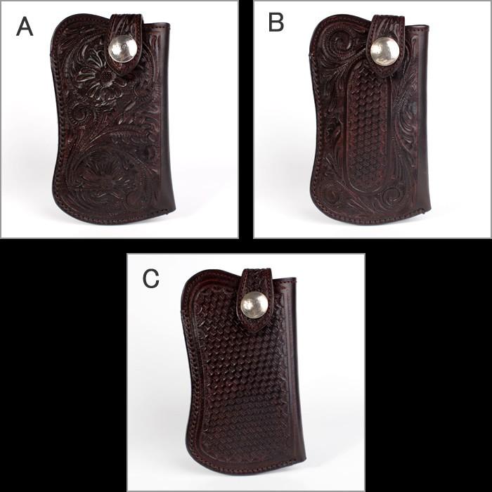 廃盤売り切り/iphoneXSケース カービングレザー茶・ポーチ/iphone8/iphone7/ギャラクシーs7 対応 |  | 07